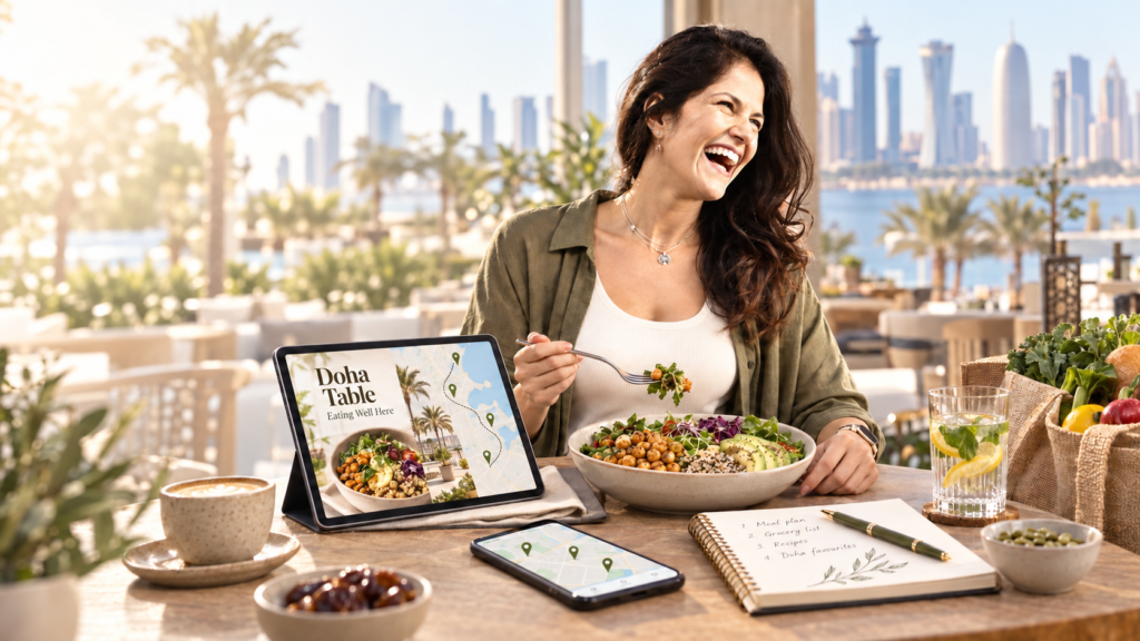 Balanced meal programme for healthy eating in Doha